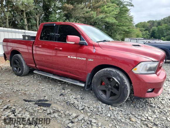 2012 Ram 1500 Sport with VIN 1C6RD7HT5CS276483, listed as a Copart auction lot 65822575 with 138,137 mi miles and Salvage title. Bid and sale history available at DreamBid. Image 4.