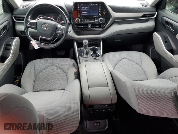 2020 Toyota Highlander LE with VIN 5TDZZRAH6LS000463, listed as a Copart auction lot 88069555 with 77,032 mi miles and Salvage title. Bid and sale history available at DreamBid. Image 8.