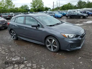 2019 Subaru Impreza Special Sports with VIN 4S3GTAM6XK3751876, listed as a Copart auction lot 58803805 with 22,818 mi miles and Salvage title. Bid and sale history available at DreamBid. Image 4.