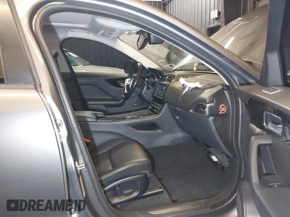 2018 Jaguar F-Pace 25t Premium with VIN SADCJ2FX8JA291504, listed as a IAAI auction lot 41218397 with 83,036 mi miles and . Bid and sale history available at DreamBid. Image 5.