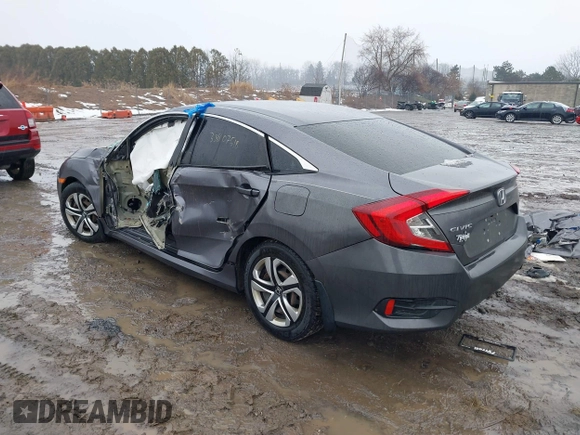 2016 Honda Civic Sedan LX with VIN 2HGFC2F54GH502713, listed as a IAAI auction lot 38807518 with 48,316 mi miles. Bid and sale history available at carsss.com. Image 3.