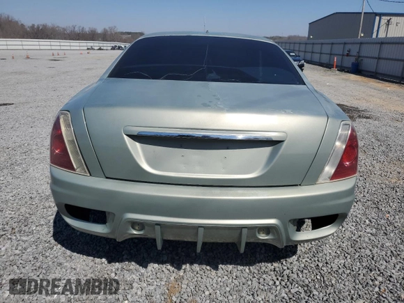 2005 Maserati Quattroporte z VIN ZAMCE39A650019263, wystawiony jako Copart lot #48780445 z przebiegiem Nie podano mil oraz Czysty tytuł • Clean title. Historia ofert i sprzedaży dostępna na DreamBid. Obrazek 6.