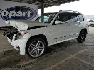 2012 Mercedes-Benz GLK-Class GLK 350 with VIN WDCGG8HB9CF754296, listed as a Copart auction lot 54211405 with 123,301 mi miles and Clean Title. Bid and sale history available at carsss.com. Image 1.