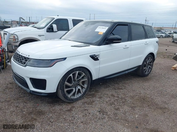 2019 Land Rover Range Rover Sport HSE with VIN SALWR2RV4KA418156, listed as a IAAI auction lot 41378911 with 104,547 mi miles. Bid and sale history available at carsss.com. Image 2.