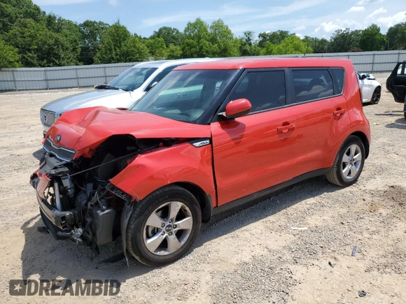 2019 Kia Soul with VIN KNDJN2A20K7004965, listed as a Copart auction lot 57986355 with 76,622 mi miles and Salvage title. Bid and sale history available at DreamBid. Image 1.