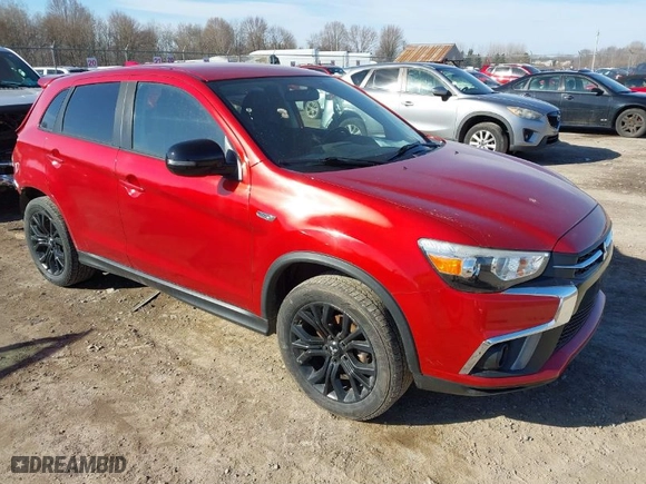 2019 Mitsubishi Outlander Sport ES 2.0 with VIN JA4AR3AUXKU016368, listed as a IAAI auction lot 41829740 with 93,973 mi miles. Bid and sale history available at carsss.com. Image 1.