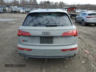2021 Audi SQ5 Premium Plus with VIN WA1B4AFY6M2035470, listed as a Copart auction lot 46817975 with 48,178 mi miles and Salvage Title. Bid and sale history available at carsss.com. Image 6.