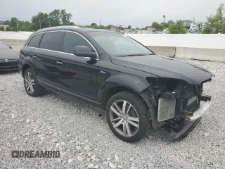 2015 Audi Q7 Premium Plus with VIN WA1LGAFE7FD013387, listed as a Copart auction lot 57763295 with 122,412 mi miles and Salvage title. Bid and sale history available at DreamBid. Image 4.