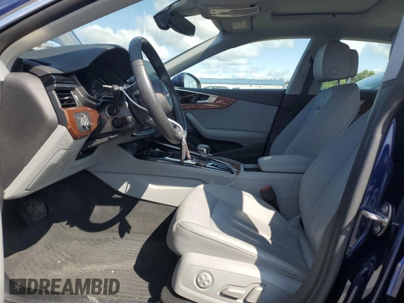 2022 Audi A5 Sportback Premium with VIN WAUABCF50NA011789, listed as a Copart auction lot 66949894 with 22,973 mi miles and Salvage Title. Bid and sale history available at carsss.com. Image 7.
