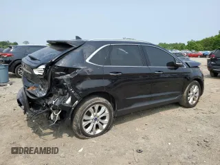 2020 Ford Edge Titanium z VIN 2FMPK4K97LBA56544, wystawiony jako Copart lot #59314005 z przebiegiem 84 861 mil mil oraz Czysty tytuł • Clean title. Historia ofert i sprzedaży dostępna na DreamBid. Obrazek 3.