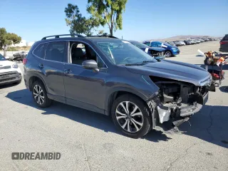 2021 Subaru Forester Limited with VIN JF2SKAUC4MH465791, listed as a Copart auction lot 61262395 with 36,232 mi miles and Salvage title. Bid and sale history available at DreamBid. Image 4.