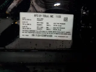2021 Tesla Model S Long Range Plus z VIN 5YJSA1E20MF424386, wystawiony jako Copart lot #44233075 z przebiegiem 63 769 mil mil oraz Szkoda całkowita • Salvage title. Historia ofert i sprzedaży dostępna na DreamBid. Obrazek 12.