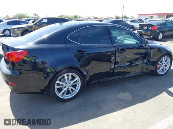 2007 Lexus IS 350 with VIN JTHBE262975014179, listed as a IAAI auction lot 42504426 with 170,776 mi miles and . Bid and sale history available at DreamBid. Image 6.