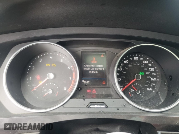2021 Volkswagen Tiguan SE with VIN 3VV3B7AX2MM129003, listed as a Copart auction lot 54233985 with 78,937 mi miles and Salvage title. Bid and sale history available at DreamBid. Image 9.
