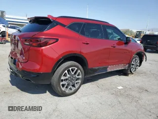 2024 Chevrolet Blazer RS with VIN 3GNKBKRS7RS119504, listed as a Copart auction lot 62578935 with 30,253 mi miles and Salvage title. Bid and sale history available at DreamBid. Image 3.