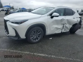 2025 Lexus NX 350h Premium z VIN JTJGKCEZ4S5032342, wystawiony jako Copart lot #55814745 z przebiegiem Nie podano mil oraz Szkoda całkowita • Salvage title. Historia ofert i sprzedaży dostępna na DreamBid. Obrazek 1.