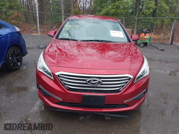 2015 Hyundai Sonata 2.4L SE with VIN 5NPE24AF7FH188232, listed as a IAAI auction lot 41811518 with 140,850 mi miles. Bid and sale history available at carsss.com. Image 12.