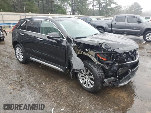 2019 Cadillac XT4 FWD Premium Luxury with VIN 1GYFZCR47KF152164, listed as a Copart auction lot 44705115 with 99,115 mi miles and Salvage Title. Bid and sale history available at carsss.com. Image 4.