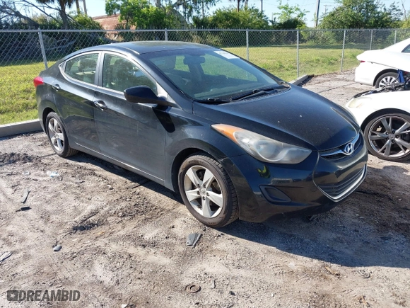 2011 Hyundai Elantra Ltd with VIN KMHDH4AE5BU143903, listed as a IAAI auction lot 41784556 with 182,009 mi miles. Bid and sale history available at carsss.com. Image 1.