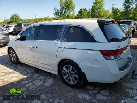 2017 Honda Odyssey Touring с VIN 5FNRL5H96HB015940, выставлен на аукционе Copart как лот 53110764 с пробегом 124 819 миль миль и Списание • Salvage title. История ставок и продаж доступна на DreamBid. Изображение 2.