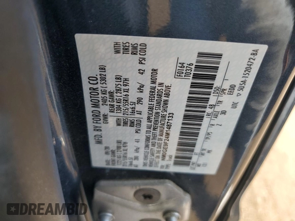 2021 Ford Transit Connect XLT with VIN NM0GE9F24M1487133, listed as a Copart auction lot 60224185 with 26,631 mi miles and Clean title. Bid and sale history available at DreamBid. Image 13.