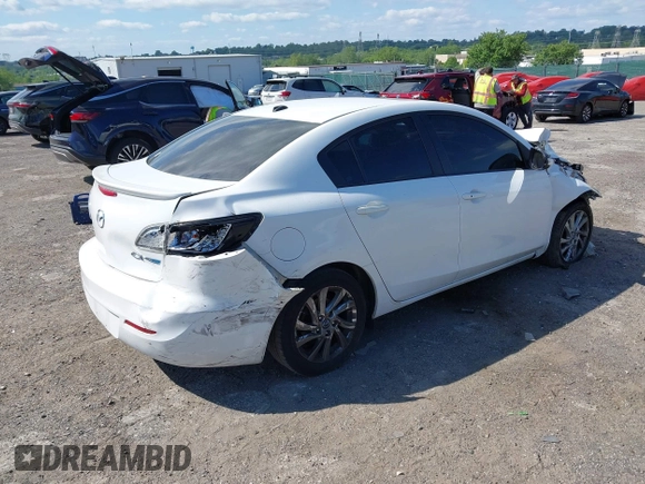 2013 Mazda 3 i Grand Touring z VIN JM1BL1WP1D1726847, wystawiony jako IAAI lot #42302876 z przebiegiem 158 837 mil mil oraz . Historia ofert i sprzedaży dostępna na DreamBid. Obrazek 4.