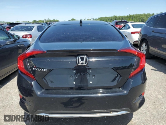 2021 Honda Civic Sedan EX with VIN 19XFC1F34ME010746, listed as a Copart auction lot 56270144 with 52,119 mi miles and Salvage Title. Bid and sale history available at carsss.com. Image 6.