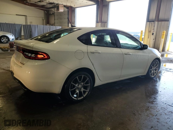 2013 Dodge Dart SXT with VIN 1C3CDFBA4DD335887, listed as a Copart auction lot 55041155 with 153,150 mi miles and Salvage Title. Bid and sale history available at carsss.com. Image 3.