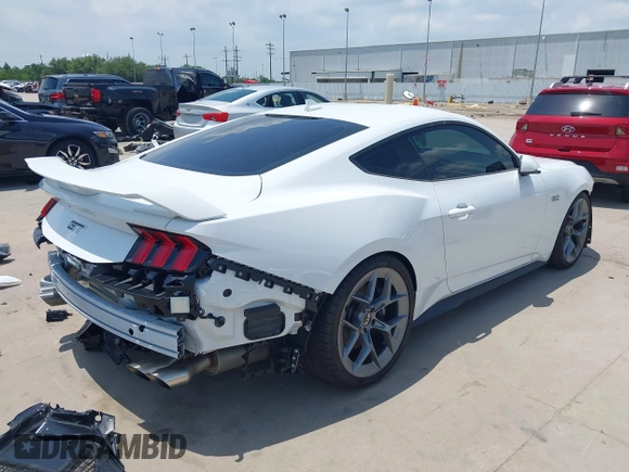 2024 Ford Mustang GT with VIN 1FA6P8CF3R5403237, listed as a IAAI auction lot 42315495 with 4,832 mi miles and . Bid and sale history available at DreamBid. Image 4.
