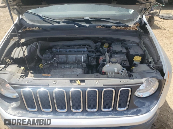 2017 Jeep Renegade Altitude with VIN ZACCJBBB5HPF33696, listed as a Copart auction lot 58428425 with 109,230 mi miles and Salvage title. Bid and sale history available at DreamBid. Image 12.