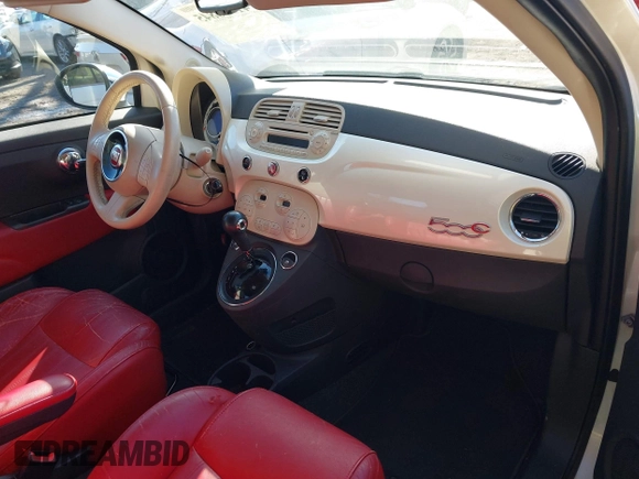 2013 FIAT 500 Lounge with VIN 3C3CFFER3DT612213, listed as a IAAI auction lot 41900845 with 67,245 mi miles and . Bid and sale history available at DreamBid. Image 5.
