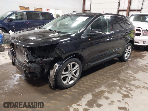 2017 Ford Edge Titanium with VIN 2FMPK4K93HBB80222, listed as a IAAI auction lot 41468774 with 166,500 mi miles. Bid and sale history available at carsss.com. Image 17.