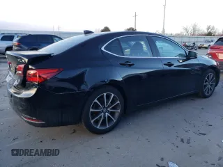 2015 Acura TLX Advance with VIN 19UUB3F70FA006953, listed as a Copart auction lot 85293364 with 92,015 mi miles and Salvage title. Bid and sale history available at DreamBid. Image 3.