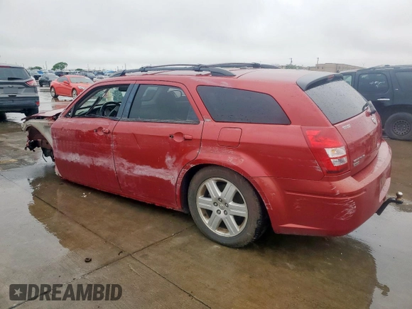 2007 Dodge Magnum SXT with VIN 2D8GZ47V47H771646, listed as a Copart auction lot 52030975 with 150,498 mi miles and Salvage Title. Bid and sale history available at DreamBid. Image 2.