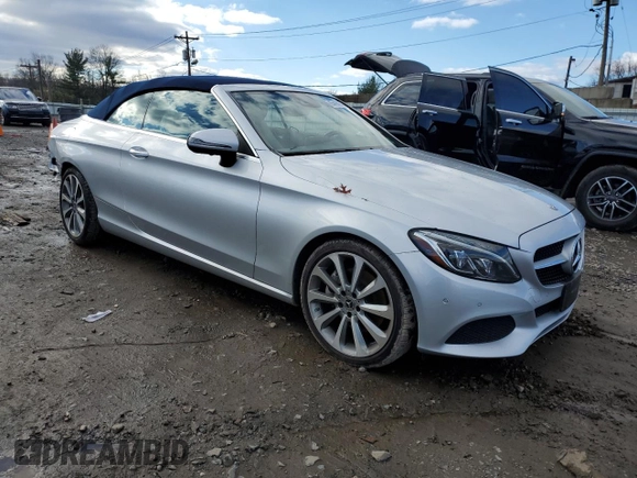 2018 Mercedes-Benz C 300 with VIN WDDWK4KB0JF676429, listed as a Copart auction lot 85419084 with 47,149 mi miles and Salvage title. Bid and sale history available at DreamBid. Image 4.
