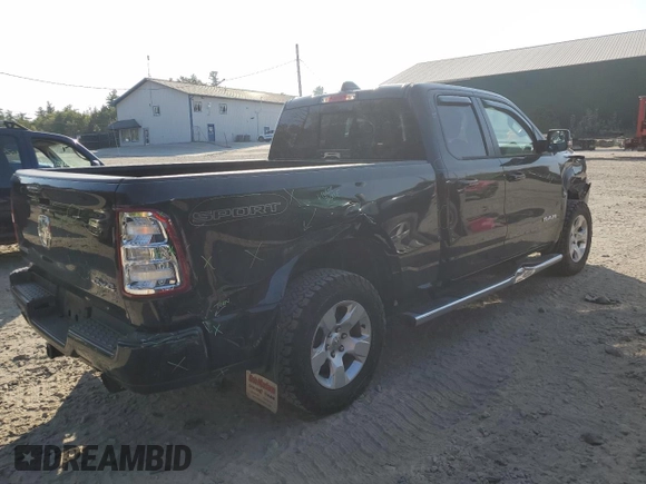 2023 Ram 1500 Big Horn with VIN 1C6SRFBT3PN621388, listed as a Copart auction lot 71449024 with 18,031 mi miles and Salvage Title. Bid and sale history available at carsss.com. Image 3.