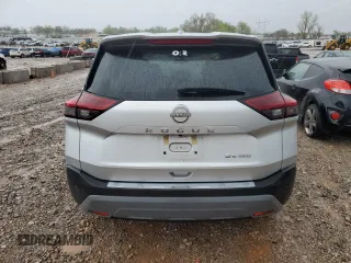 2022 Nissan Rogue SV with VIN 5N1BT3BB5NC676462, listed as a Copart auction lot 49498005 with 36,066 mi miles and Salvage Title. Bid and sale history available at carsss.com. Image 6.