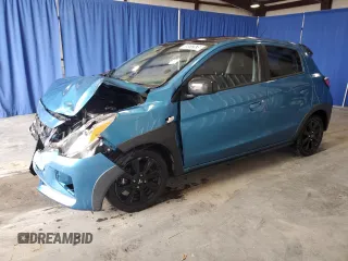 2023 Mitsubishi Mirage Black Edition z VIN ML32AWHJ9PH002995, wystawiony jako Copart lot #59312535 z przebiegiem 33 276 mil mil oraz Czysty tytuł • Clean title. Historia ofert i sprzedaży dostępna na DreamBid. Obrazek 1.