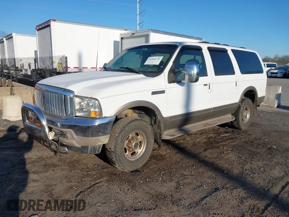 2000 Ford Excursion Limited с VIN 1FMSU43F4YEC71853, выставлен на аукционе IAAI как лот 41405726 с пробегом 225 956 миль миль и . История ставок и продаж доступна на DreamBid. Изображение 2.