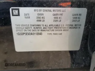 2010 Cadillac CTS Premium with VIN 1G6DP5EV2A0112043, listed as a Copart auction lot 42999805 with 198,800 mi miles and Salvage title. Bid and sale history available at DreamBid. Image 12.