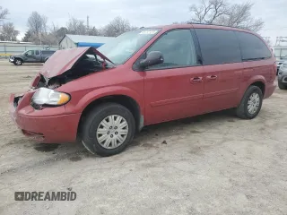 2006 Chrysler Town & Country LWB LX with VIN 1A4GP44R06B751343, listed as a Copart auction lot 84752724 with 89,037 mi miles and Salvage Title. Bid and sale history available at carsss.com. Image 1.