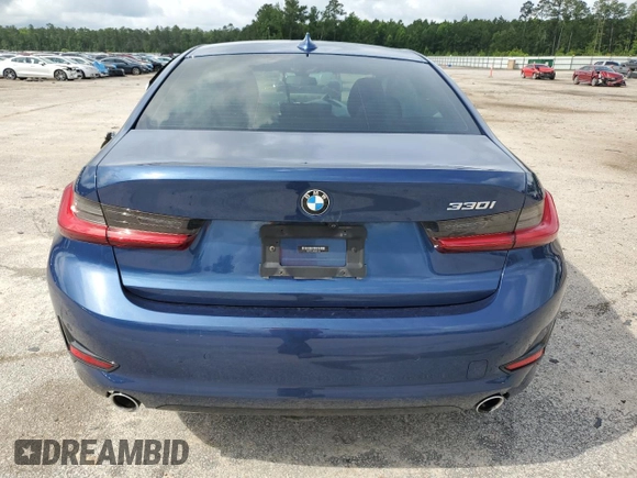 2021 BMW 3 Series 330i with VIN 3MW5R1J06M8B74986, listed as a Copart auction lot 60648895 with Not provided miles and Salvage title. Bid and sale history available at DreamBid. Image 6.