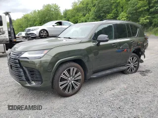 2024 Lexus LX 600 Luxury z VIN JTJGB7CX1R4041590, wystawiony jako Copart lot #60156265 z przebiegiem 9 434 mil mil oraz Szkoda całkowita • Salvage title. Historia ofert i sprzedaży dostępna na DreamBid. Obrazek 1.