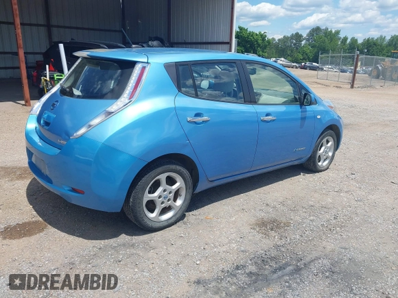 2012 Nissan LEAF SL with VIN JN1AZ0CP3CT022048, listed as a IAAI auction lot 42177290 with 49,194 mi miles and . Bid and sale history available at DreamBid. Image 4.