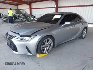 2021 Lexus IS 300 with VIN JTHCA1D24M5111198, listed as a IAAI auction lot 41944185 with 68,309 mi miles and . Bid and sale history available at DreamBid. Image 2.