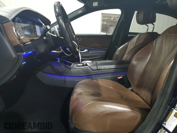 2019 Mercedes-Benz S 560 with VIN WDDUG8GB2KA472383, listed as a Copart auction lot 41736225 with 148,879 mi miles and Salvage Title. Bid and sale history available at DreamBid. Image 7.