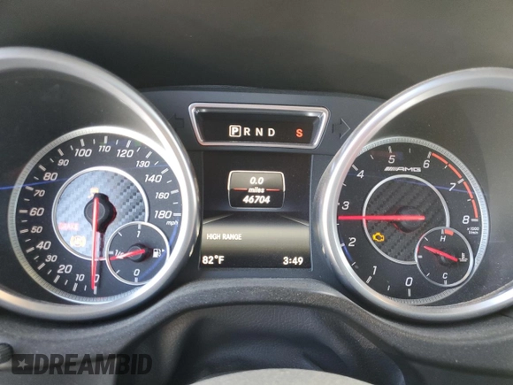 2017 Mercedes-Benz G with VIN WDCYC7FF7HX263002, listed as a Copart auction lot 50230625 with 46,704 mi miles and Salvage Title. Bid and sale history available at DreamBid. Image 9.
