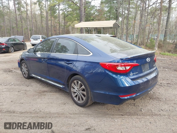 2015 Hyundai Sonata Limited with VIN 5NPE34AF5FH186363, listed as a IAAI auction lot 41917868 with 153,445 mi miles and . Bid and sale history available at carsss.com. Image 3.