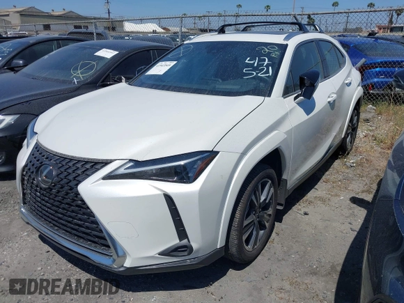 2024 Lexus UX 250h Premium with VIN JTHP9JBH3R2077751, listed as a IAAI auction lot 41943549 with 3,497 mi miles and . Bid and sale history available at DreamBid. Image 2.