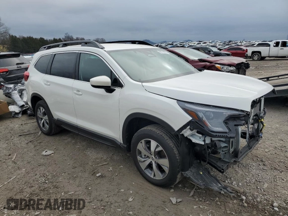 2024 Subaru Ascent Premium with VIN 4S4WMAED9R3453704, listed as a Copart auction lot 43779325 with 3,712 mi miles and Salvage title. Bid and sale history available at DreamBid. Image 4.